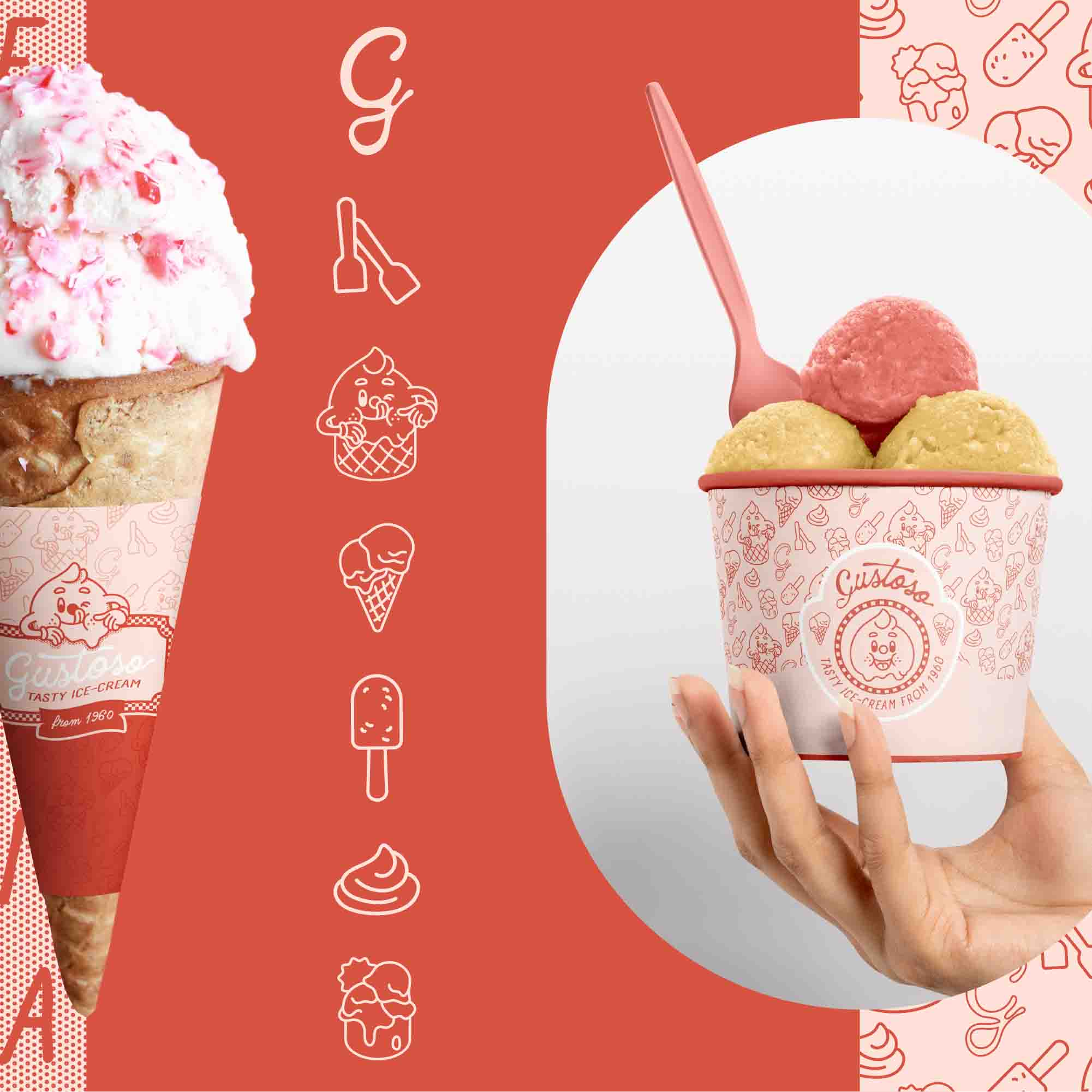 packaging alimentare personalizzato per gelaterie e pasticcerie